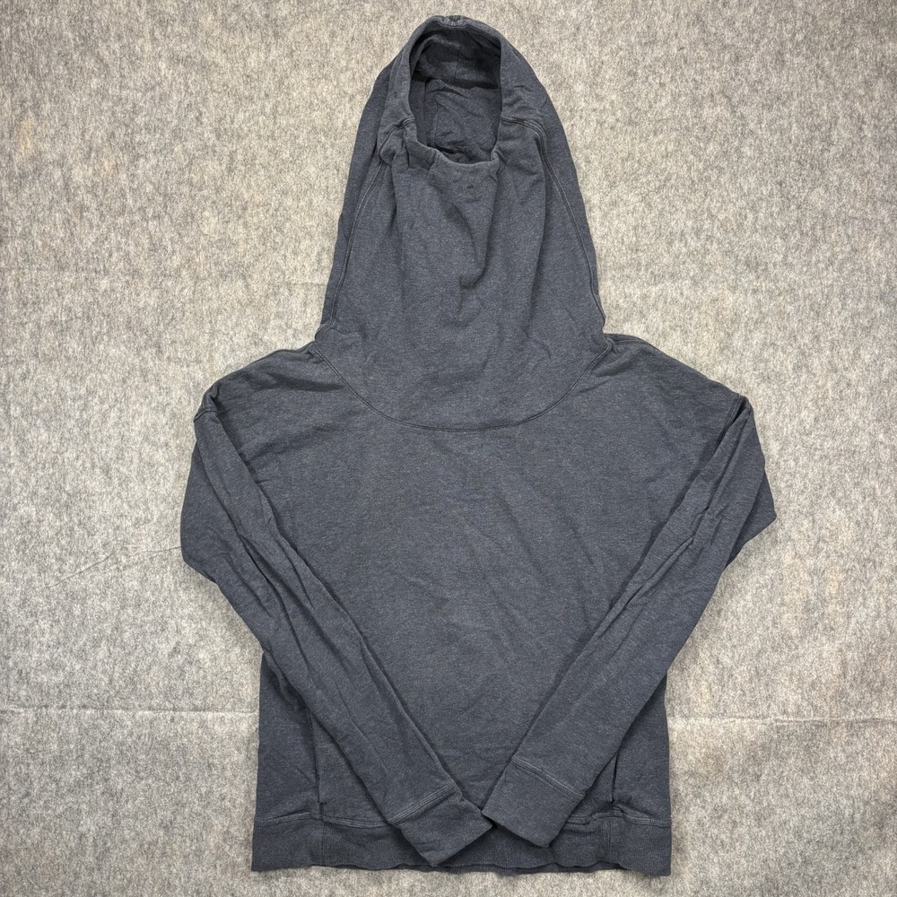 Lululemon Cowl Funnel Neck Hoodie Women's 10 Blue Athleisure Training